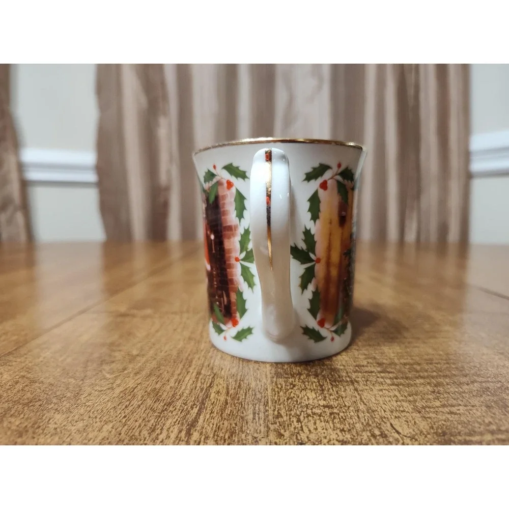 Handmade Sugar Cookie Soy Wax Scented‎ Candle in Vintage Santa Christmas Mug A66